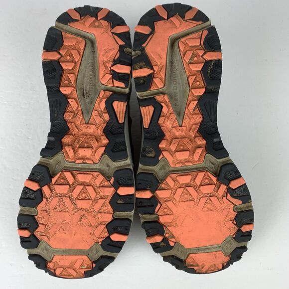 New Balance Womens 410 V5 Trail Running Shoes Gray Coral 8 B *READ WORN SOLES* - Picture 10 of 13